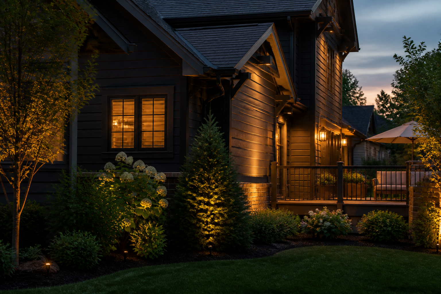 Residential exterior activity zones